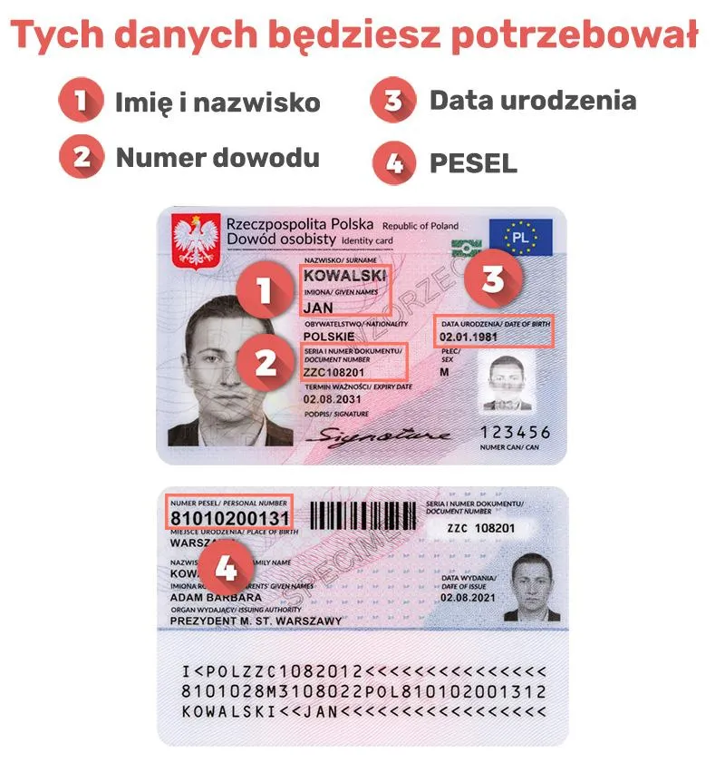 Pożyczki na dowód osobisty