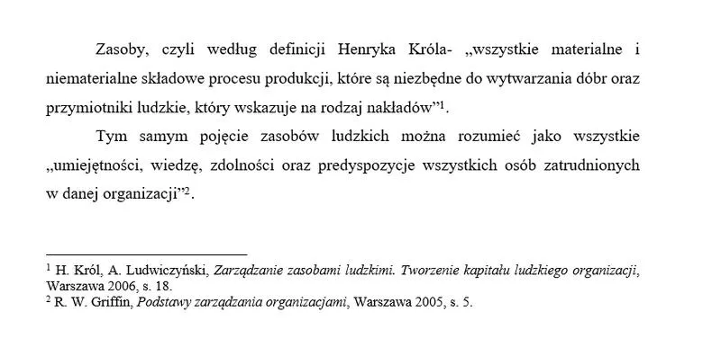 Rodzaje przypisów w pracach dyplomowych