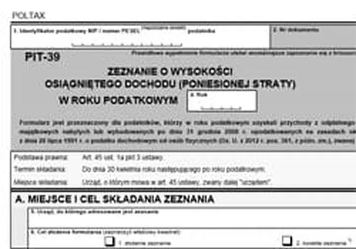 Sprzedaż nieruchomości podatek